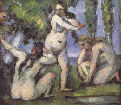 Paul Cezanne Three Bathers (mk06) China oil painting art